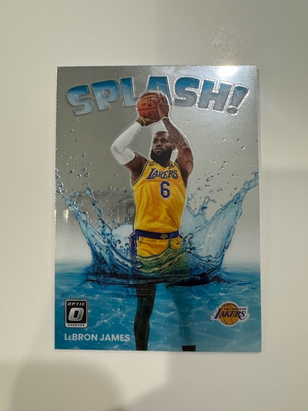 Panini Lakers Collectible Card - Yellow & Blue